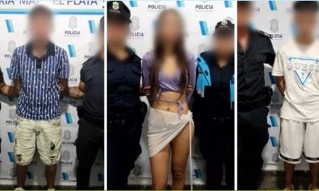 Tres de los ocho detenidos Tres de los ocho detenidos