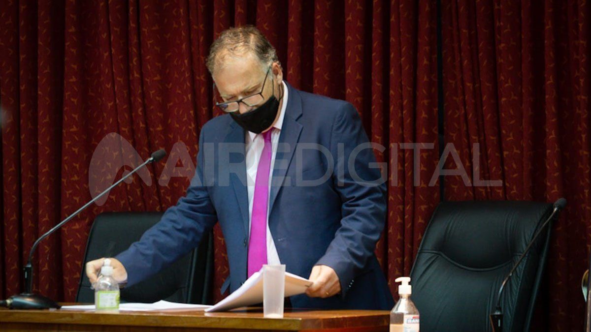 Sergio Carraro, el juez que preside el debate