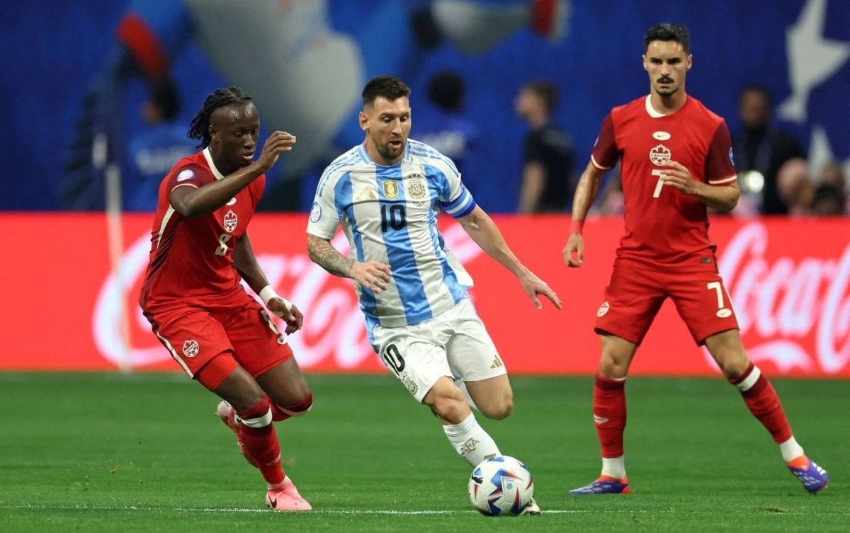 Argentina se mide con Canadá en el primer partido de la Copa América.