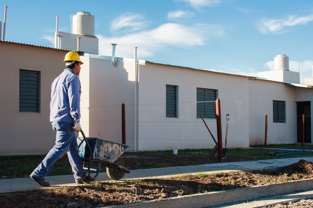 La obra de viviendas de barrio Acería está parada tras la suspensión de 30 trabajadores. Imagen ilustrativa.&nbsp;