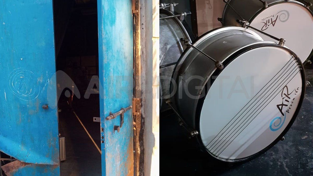 Robaron instrumentos de El Birri