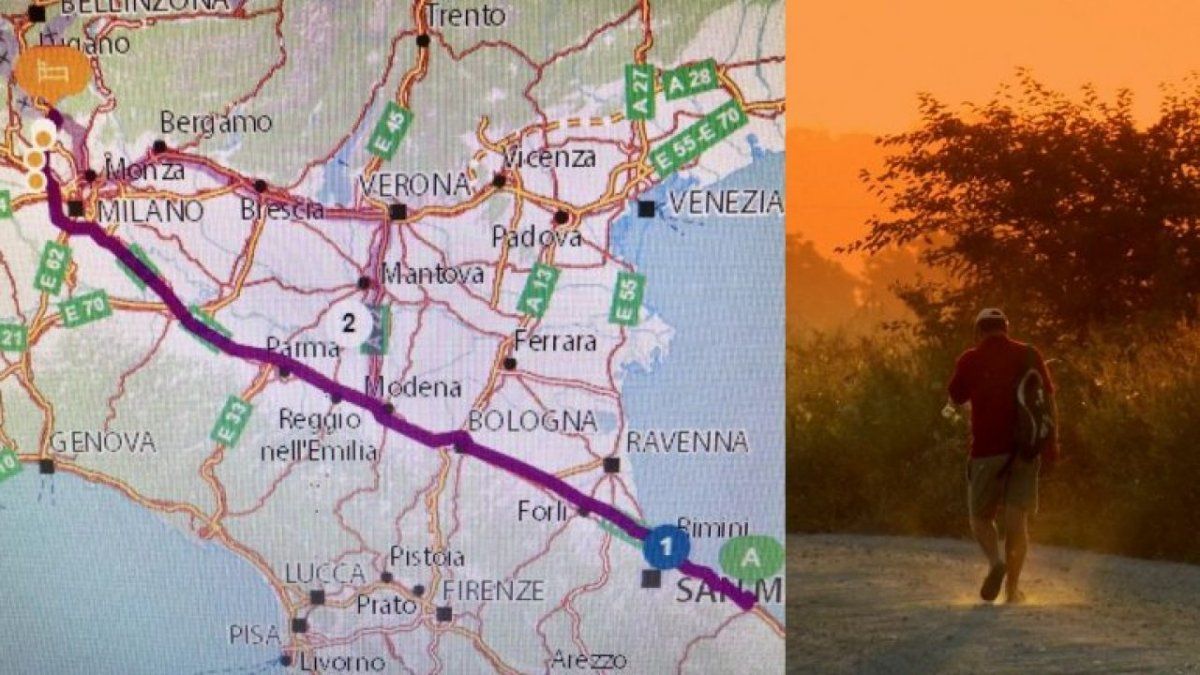 Hombre discute con su esposa y camina 450 km para calmar su enojo