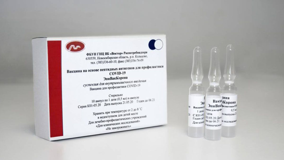 Representantes del centro de virología y biotecnologías Véktor ha creado la segunda vacuna contra el covid