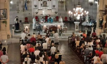 El hallazgo se produjo en la iglesia Inmaculada Concepción de Rosario. El hallazgo se produjo en la iglesia Inmaculada Concepción de Rosario.