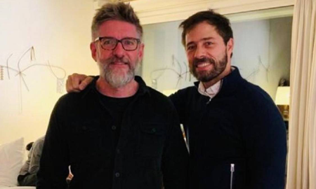 El íntimo festejo de Luis Novaresio con su esposo. El íntimo festejo de Luis Novaresio con su esposo.