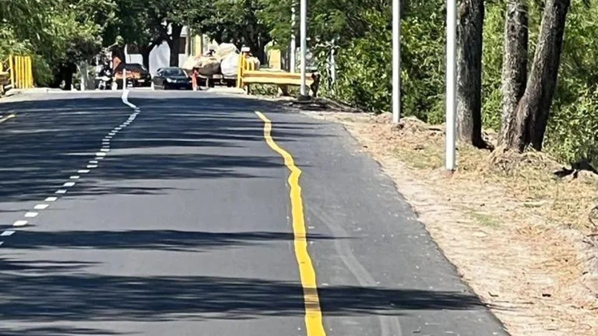 Tenían que pintar las líneas viales, se apuraron porque salían de vacaciones, y el resultado fue indignante