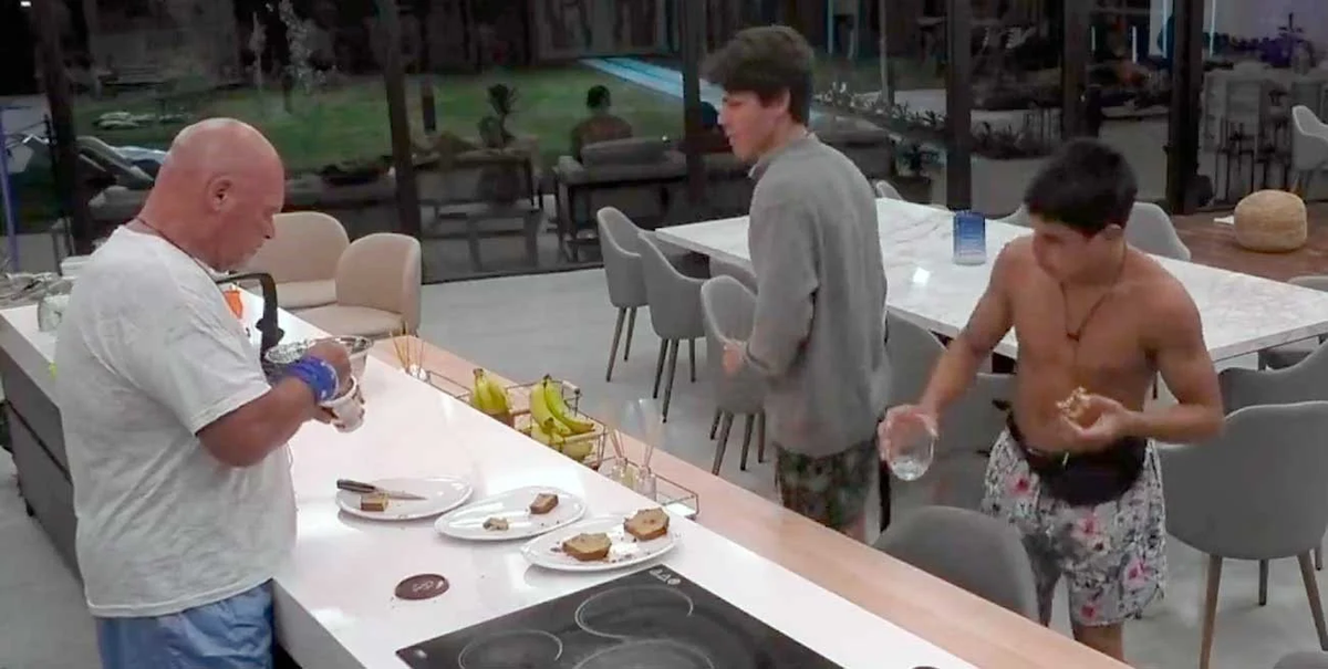 Marcos y Alfa se pelearon por la comida en Gran Hermano.