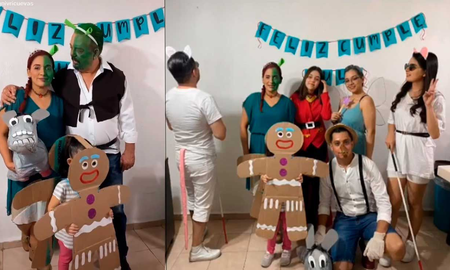 El cumpleaños temático sobre Sherk que alborotó las redes sociales El cumpleaños temático sobre Sherk que alborotó las redes sociales