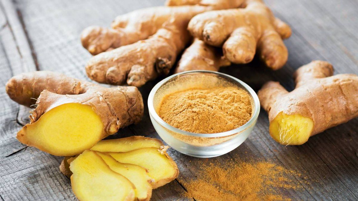 Jengibre en polvo para llevar una dieta saludable