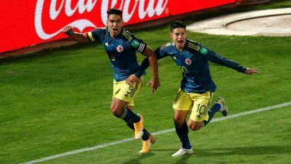Sobre el final, Colombia rescató un punto en Chile