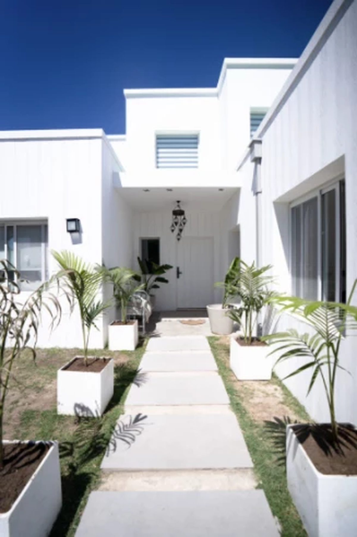 La entrada a la propiedad de Nicole Neumann. 