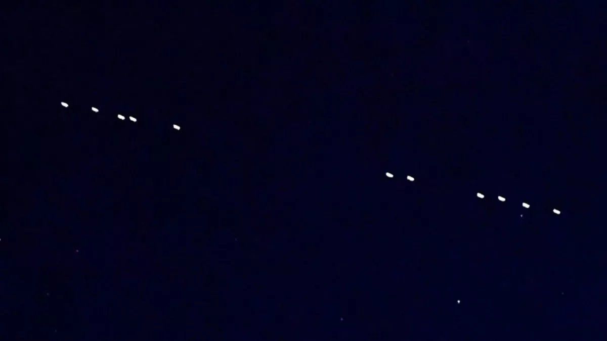 Una hilera de luces iluminó el cielo en algunas provincias y estallaron las redes