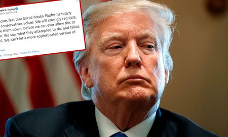 Los republicanos sienten que las plataformas de redes sociales silencian completamente las voces conservadoras. Vamos a regularlas fuertemente o las vamos a cerrar, antes que permitir que algo así suceda, escribió Trump en Twitter. Los republicanos sienten que las plataformas de redes sociales silencian completamente las voces conservadoras. Vamos a regularlas fuertemente o las vamos a cerrar, antes que permitir que algo así suceda, escribió Trump en Twitter.