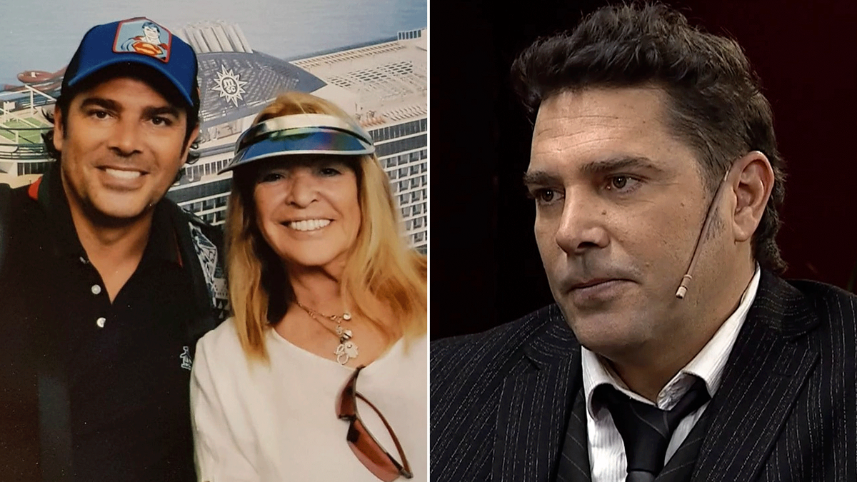 Matías Alé y su madre