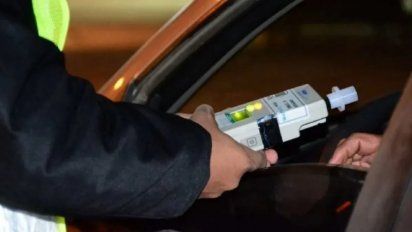 Año Nuevo: hubo 96 casos de alcoholemia positiva en todo el país