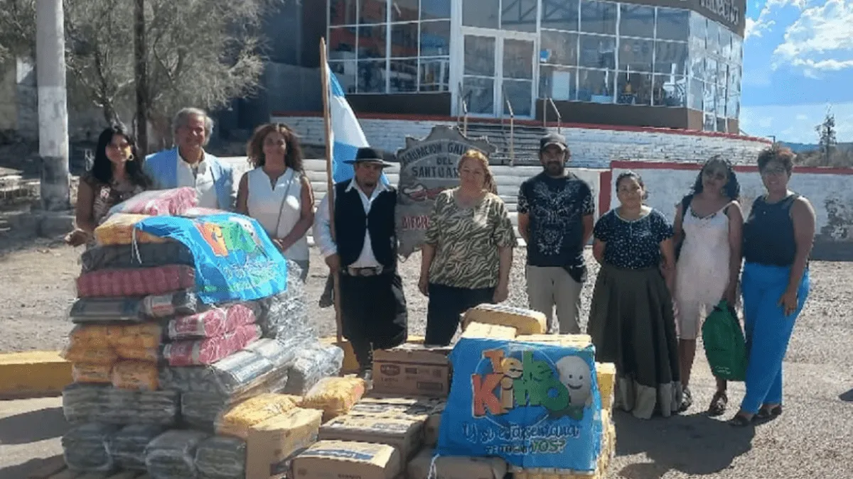 Ganó más de 90 millones con el Telekinoy cumplió con la Difunta Correa: donó una tonelada de alimentos para comedores de San Juan