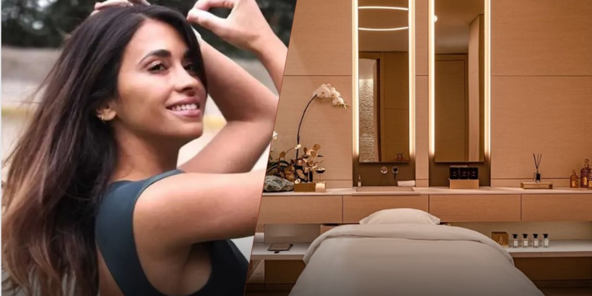 Antonella Roccuzzo y su día en el SPA.