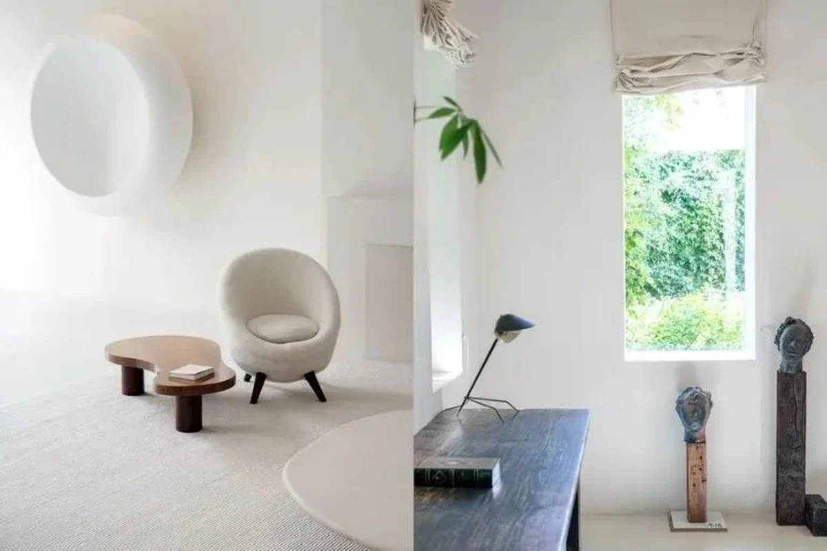 La mansión de Kim Kardashian es de estilo minimalista y muy espaciosa.