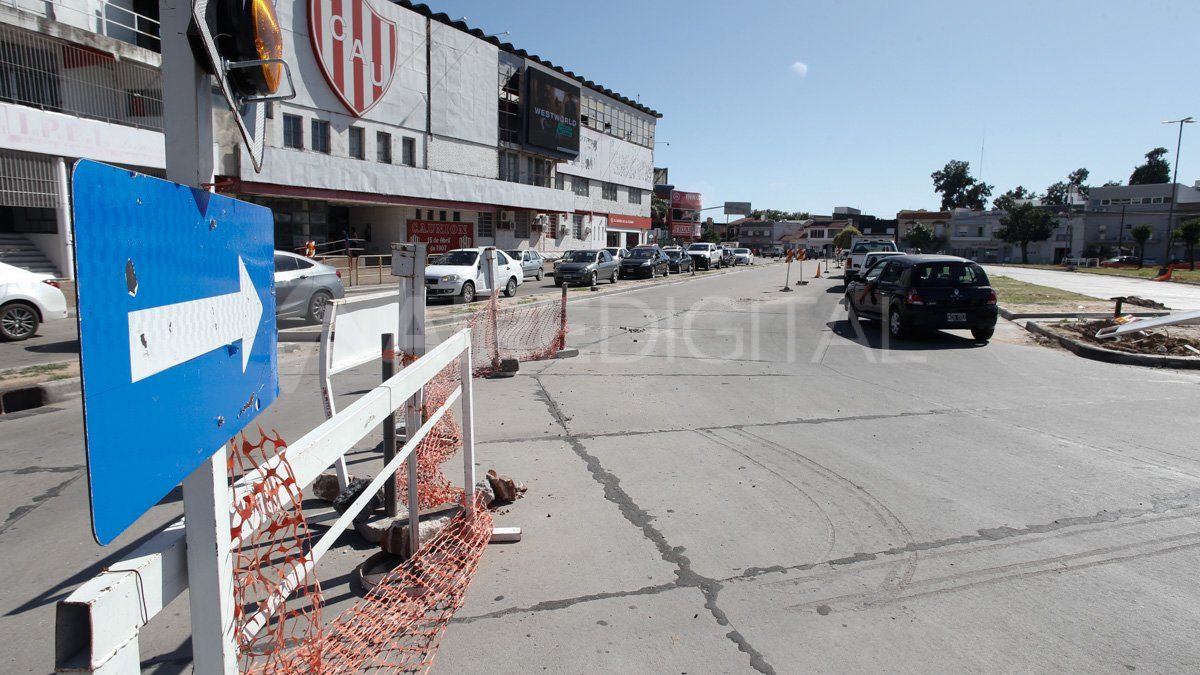 Exrotonda de Unión: este viernes se habilitará un nuevo tramo y prevén terminar la obra los primeros días de abril