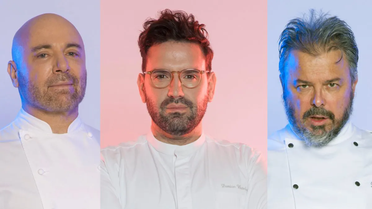 Germán Martitegui, Damián Betular y Donato de Santis.