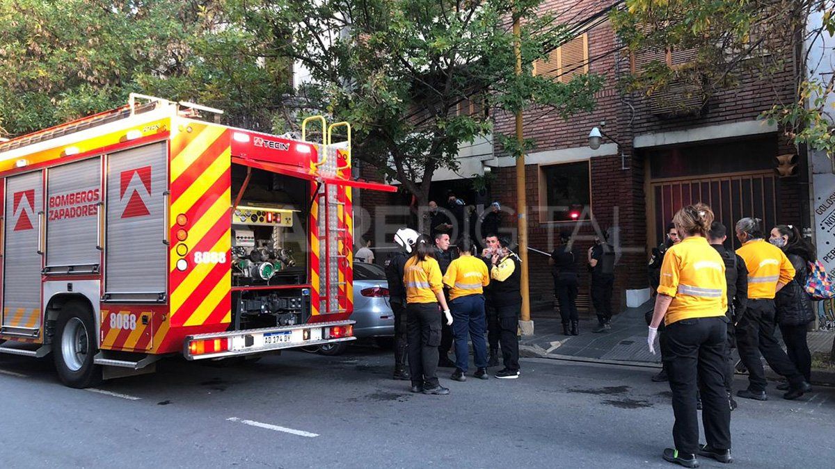 Al lugar asistieron bomberos zapadores