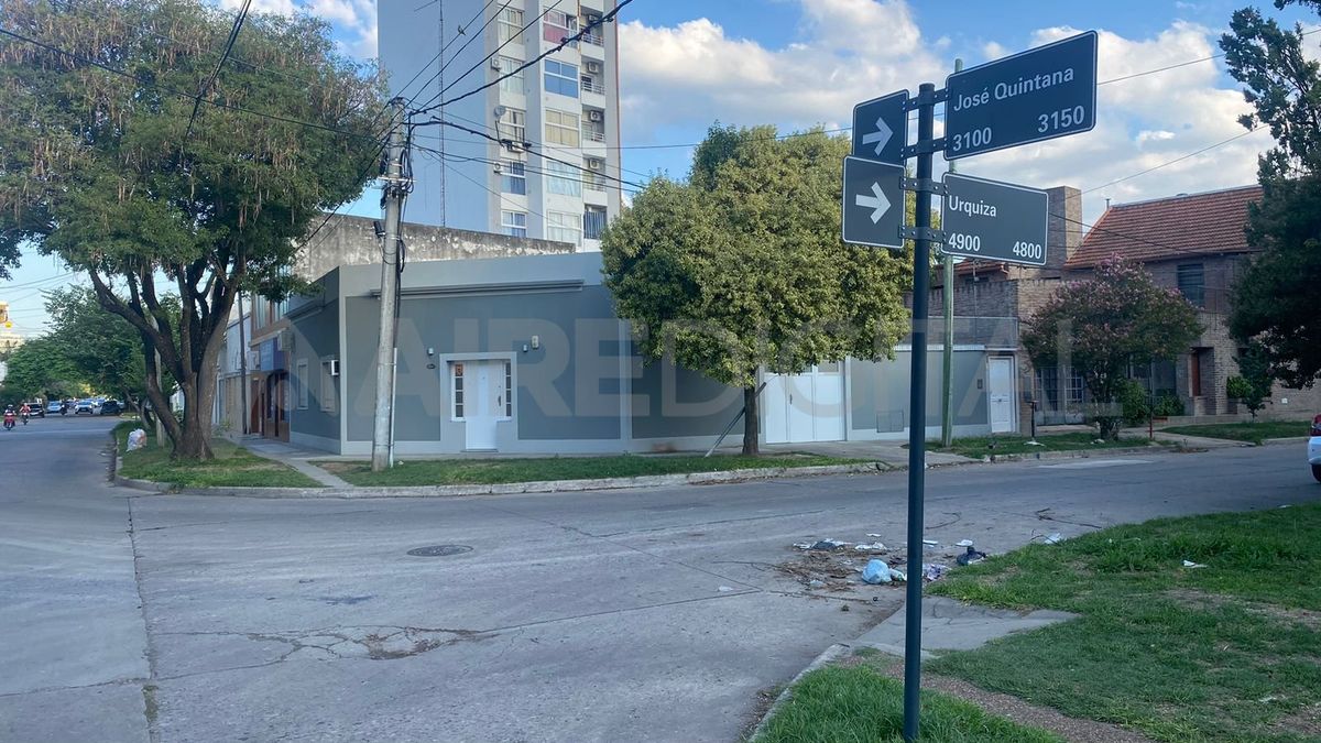 El hecho ocurrió en inmediaciones de calles Urquiza y Quintana de barrio Fomento 9 de Julio