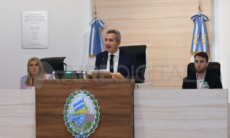 Pablo Javkin aseguró que Rosario no se va a rendir jamás en la lucha contra la violencia y la inseguridad. Pablo Javkin aseguró que Rosario no se va a rendir jamás en la lucha contra la violencia y la inseguridad.
