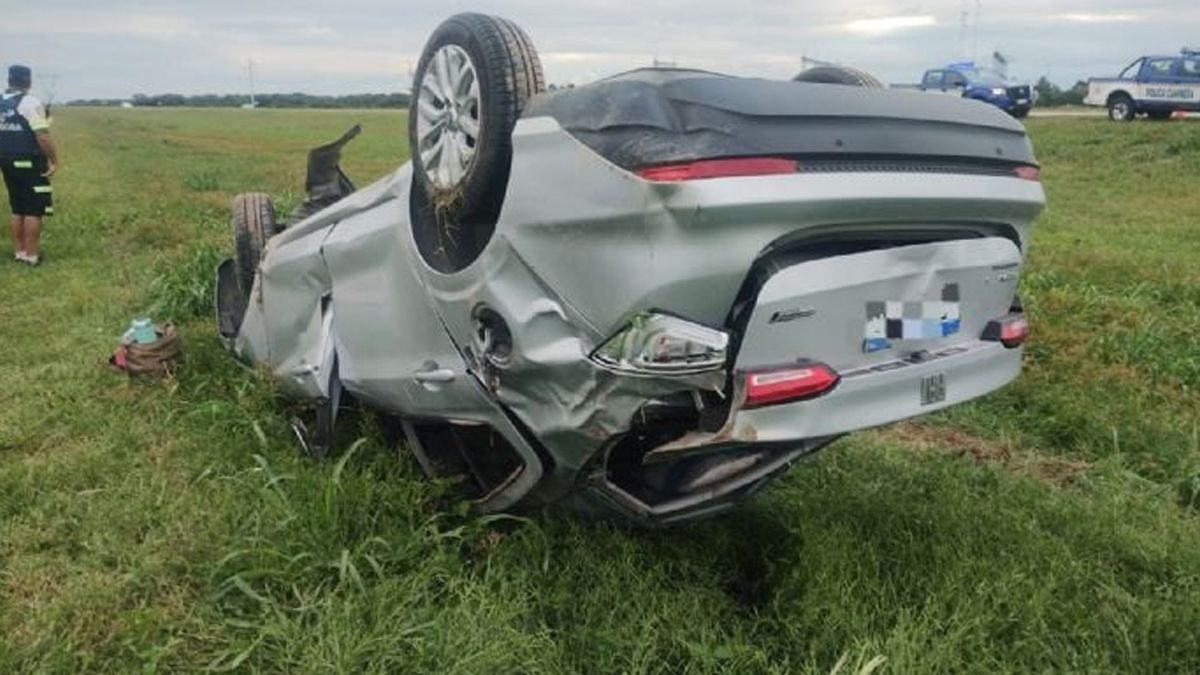El accidente se produjo durante la tarde del domingo