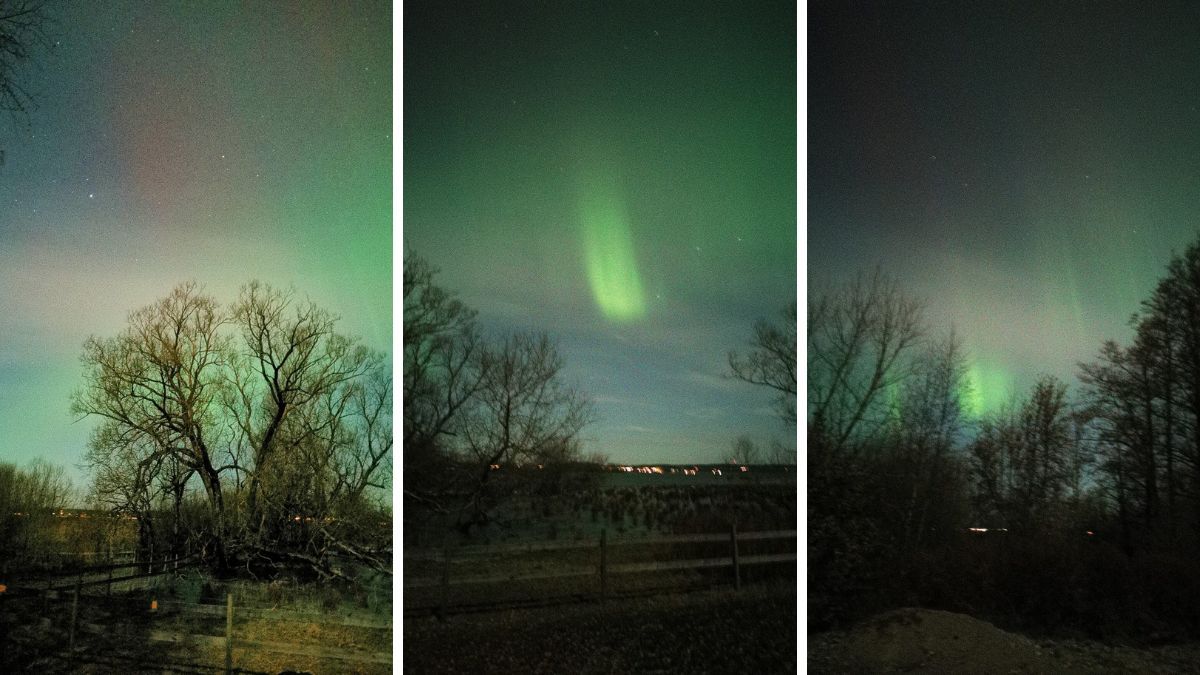 Auroras boreales en Suecia el pasado 25 de noviembre del 2023. Auroras boreales en Suecia el pasado 25 de noviembre del 2023.