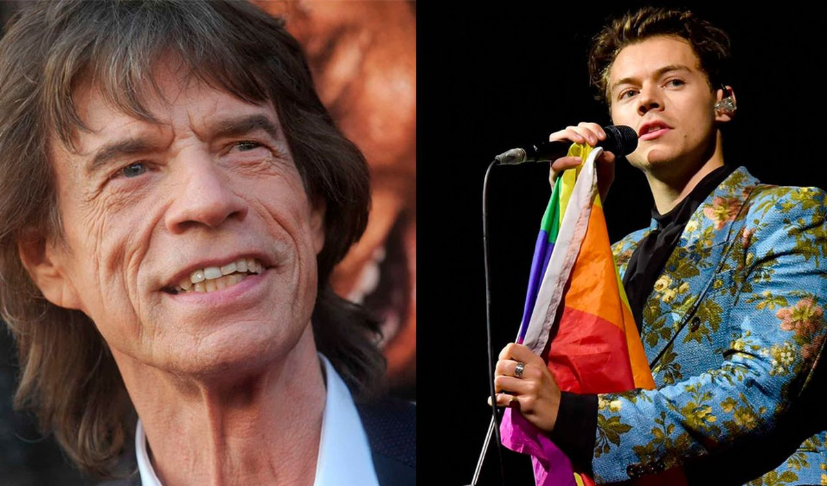 Mick Jagger y Harry Styles
