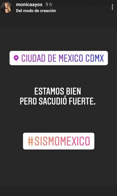 Mónica Ayos habló en sus redes.