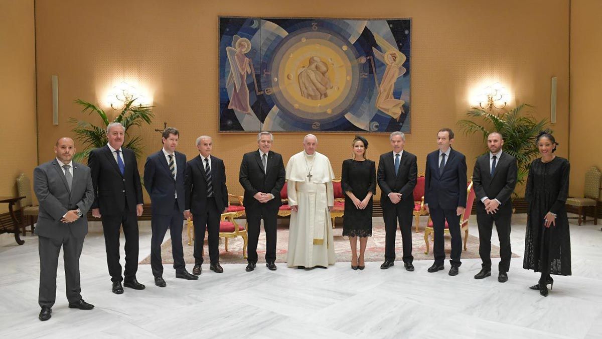 Alberto Fernández estuvo en el Vaticano este jueves