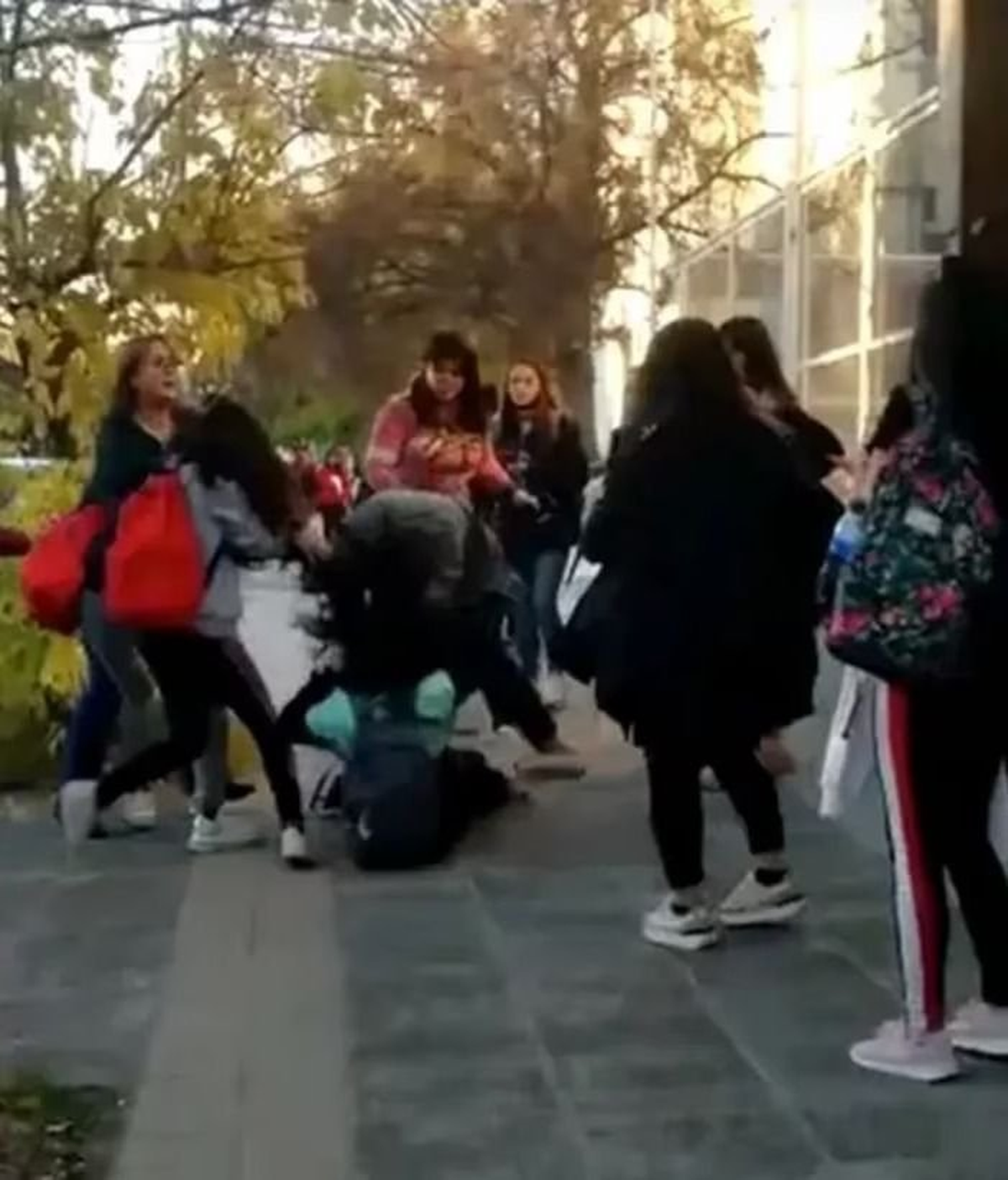 Las imágenes de un ataque a otra joven de la misma escuela se viralizaron días atrás.