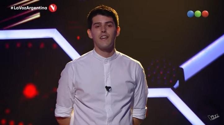 Hernán Lemos, participante de La Voz Argentina.