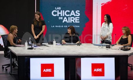 Apertura de Ahora Vengo con la presencia de Graciela Brondino, Silvia Tocci y Alejandra Oliveras, en el marco de la programación especial por el Día Internacional de la Mujer Apertura de Ahora Vengo con la presencia de Graciela Brondino, Silvia Tocci y Alejandra Oliveras, en el marco de la programación especial por el Día Internacional de la Mujer