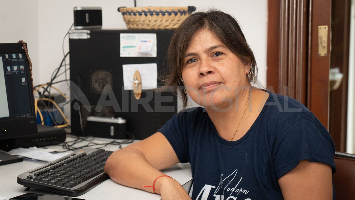 Sandra es una de la integrantes e impulsoras de Manos Libres.