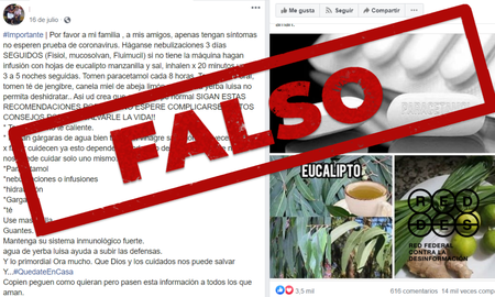 es falso que el coronavirus se cura con nebulizaciones, remedios caseros y paracetamol es falso que el coronavirus se cura con nebulizaciones, remedios caseros y paracetamol