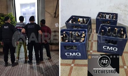 Santa Fe: robaron cajones de porrones y terminaron detenidos Santa Fe: robaron cajones de porrones y terminaron detenidos