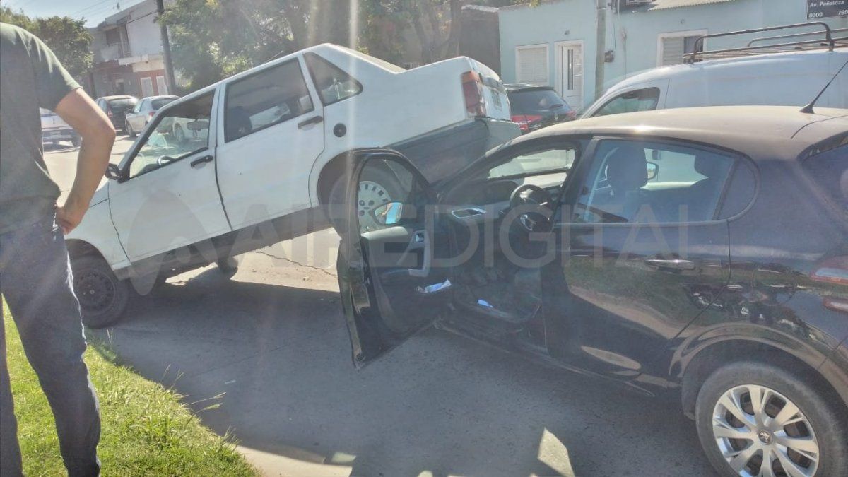 Accidente en plena avenida Peñaloza.