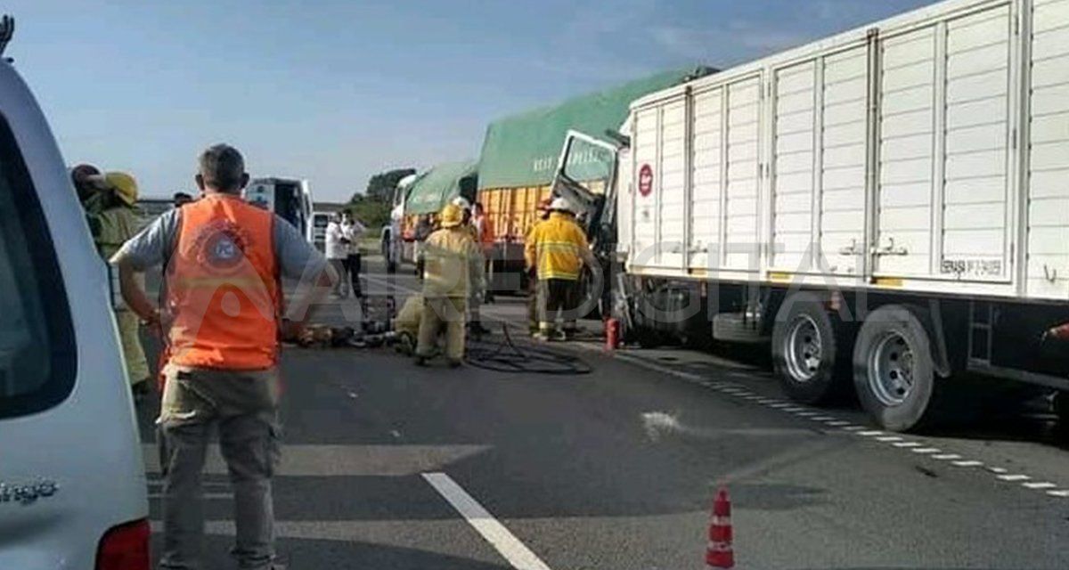 El accidente ocurrió cerca de la primera estación de servicio
