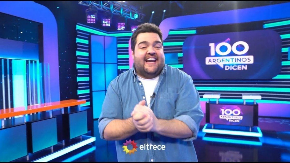 Darío Barassi conduce con éxito "100 argentinos dicen".