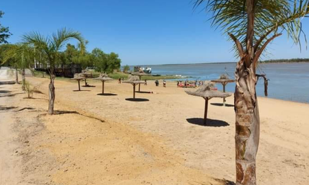 El pequeño pueblo entrerriano con playas solitarias. El pequeño pueblo entrerriano con playas solitarias.
