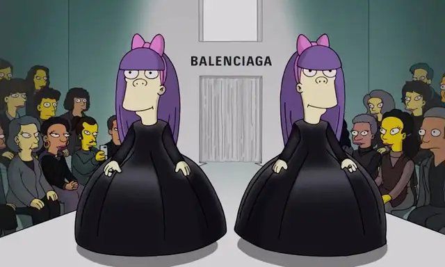 El capítulo de "Los Simpson" y Balenciaga.