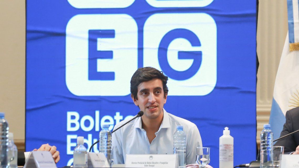 Rober Benegui, director provincial del programa. 