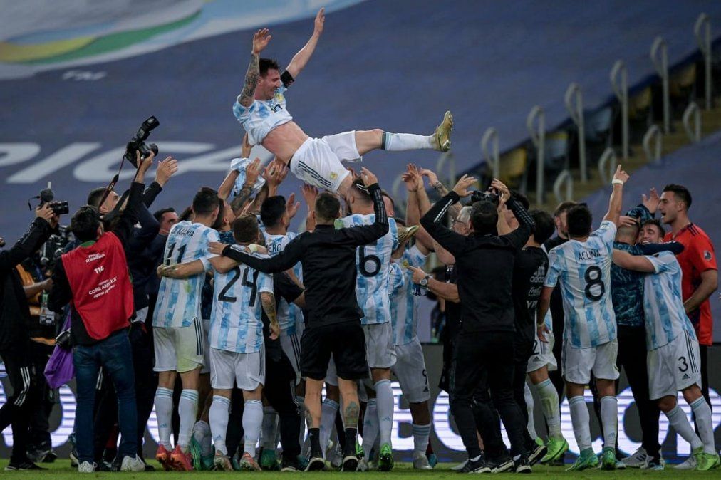 Las Fotos Del Festejo De Argentina Campeón De La Copa América 1463