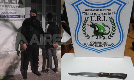 El joven aprehendido fue trasladado a la Seccional Octava El joven aprehendido fue trasladado a la Seccional Octava