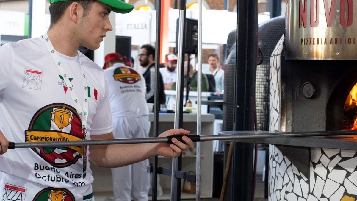 Franco participó el Campionato Pizzaioli.