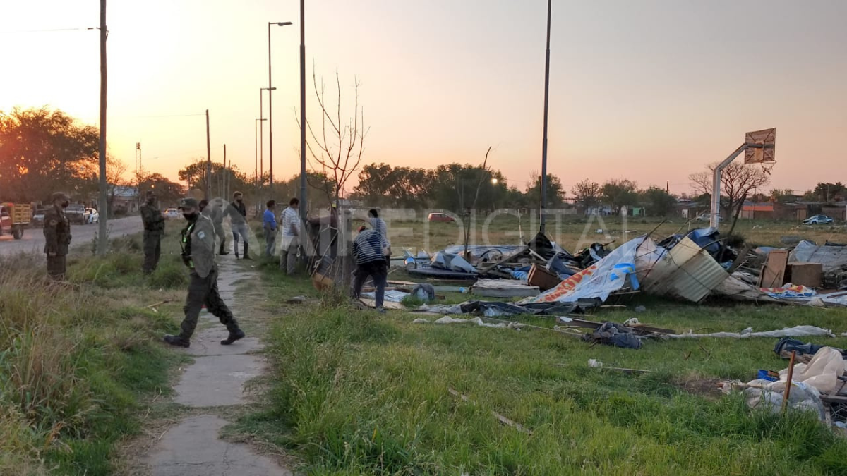 El móvil de Aire de Santa Fe volvió al lugar
