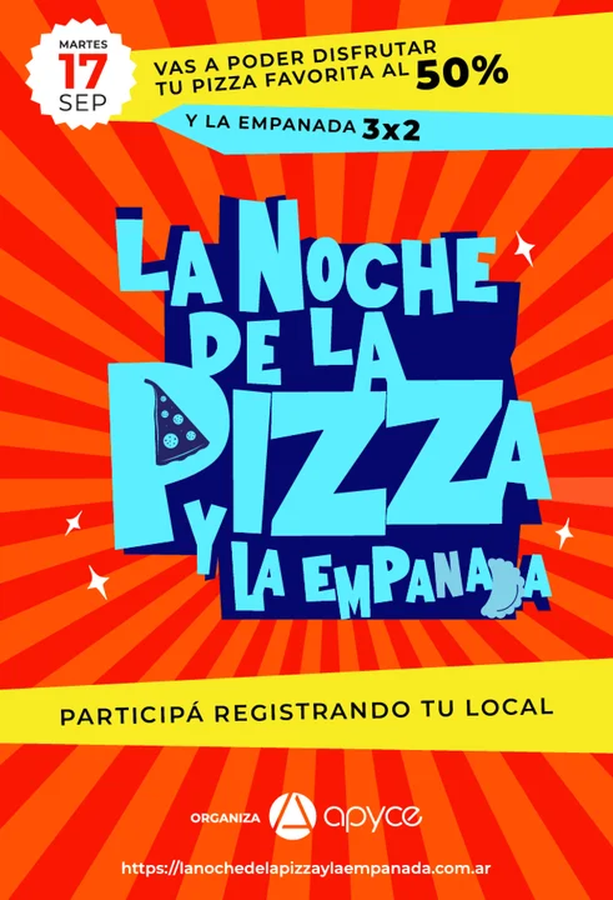 La Noche de la Pizza y la Empanada 2024. La Noche de la Pizza y la Empanada 2024.