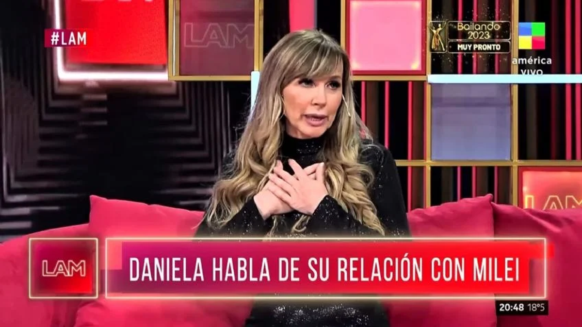 La cantante Daniela Mor y el candidato a presidente Javier Milei estuvieron de novios durante un año, hasta el 2019. La cantante Daniela Mor y el candidato a presidente Javier Milei estuvieron de novios durante un año, hasta el 2019.